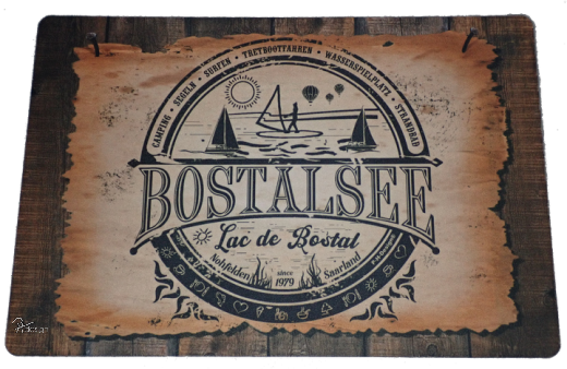 MAXI-Mousepad bzw. Tischset "BOSTALSEE VINTAGE - 1"