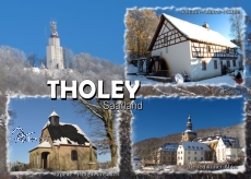 Ansichtskarte Tholey im Winter