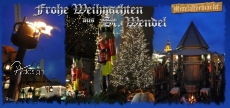 Klappkarte Mittelalter-Weihachtsmarkt St. Wendel