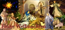 Klappkarte Weihnachtskrippe Nohfelden-Gonnesweiler