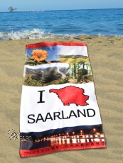Handtuch I ♥ SAARLAND