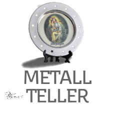 Metall-Teller  15 cm