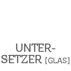 Untersetzer [Glas] - Ihr MOTIV