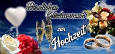 Glckwunsch - HOCHZEIT