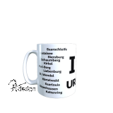 Tasse - " I ♥ URLAUB"