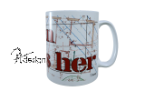 Tasse "De Plan gb's her"