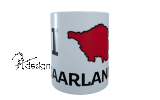 Tasse - " I ♥ SAARLAND"