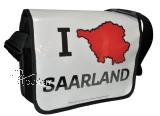 Motiv-Umh�ngetasche "I ♥ SAARLAND"