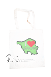 Stofftasche I LOVE SAARLAND 2