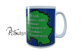 Tasse - "SAARLNNER - hinnerlosse Enndrugg"