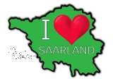 Postkarte "I ♥ SAARLAND 2"