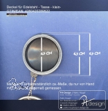 Deckel fr Edelstahl-Tasse - klein