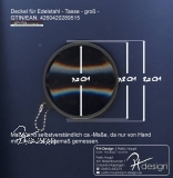 Deckel fr Edelstahl-Tasse - gro