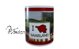 Tasse - " I ♥ SAARLAND" - Fotos