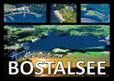 Postkarte "Bostalsee von oben"