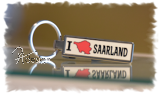 Schlsselanhnger Flaschenffner "I LOVE SAARLAND"