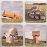 Korkuntersetzer - Motiv "Steinbildhauersymposium" Set-1