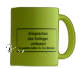 Tasse - "WARNUNG"