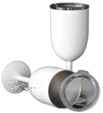 Edelstahl - Weinkelch "Ihr Motiv"