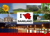 Postkarte "I ♥ SAARLAND - Fotos"