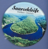 Glas-Untersetzer - Motiv "SAARSCHLEIFE"