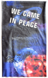 Multifunktionstuch 40 cm "WE CAME IN PEACE"