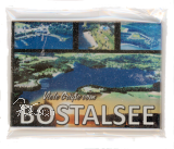 Deko-Magnet Glas - "BOSTALSEE von oben"