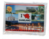 Deko-Magnet Glas - "I LOVE SAARLAND - Fotos"