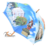 Regenschirm "Gre aus St. Wendel"