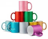 Tasse SPARK "Ihr Motiv" IN 9 GLITTER-FARBEN