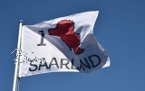 Hissfahne "I ♥ SAARLAND"
