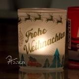 Teelichthalter Glas - IHR MOTIV