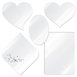 Alu-Fototafel Oval - gro