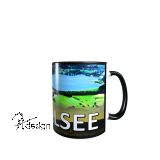 Tasse "Bostalsee von oben"