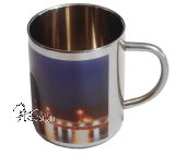 Edelstahl-Tasse gro "BOSTALSEE BEI NACHT"