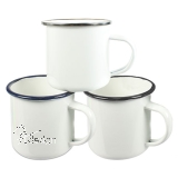 Emaille-Tasse "Ihr Motiv"