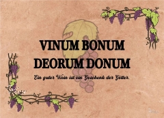 Postkarte &quote;VINUM BONUM&quote;