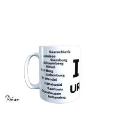 Tasse - &quote; I ♥ URLAUB&quote;