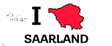 Edelstahl-Tasse - klein " I ♥ SAARLAND"