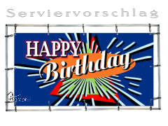 Plane/Banner HAPPY BIRTHDAY [GEBRAUCHT]