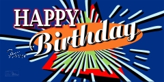 Plane/Banner HAPPY BIRTHDAY [GEBRAUCHT]
