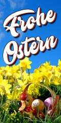 Plane/Banner FROHE OSTERN