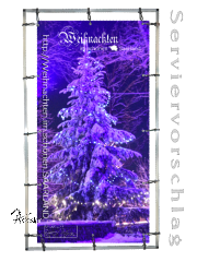 Plane/Banner WEIHNACHTSBAUM SCHAUMBERG
