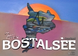Postkartenaufkleber Bostalsee Gemälde