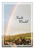 Ansichtskarte St. Wendel - Regenbogen